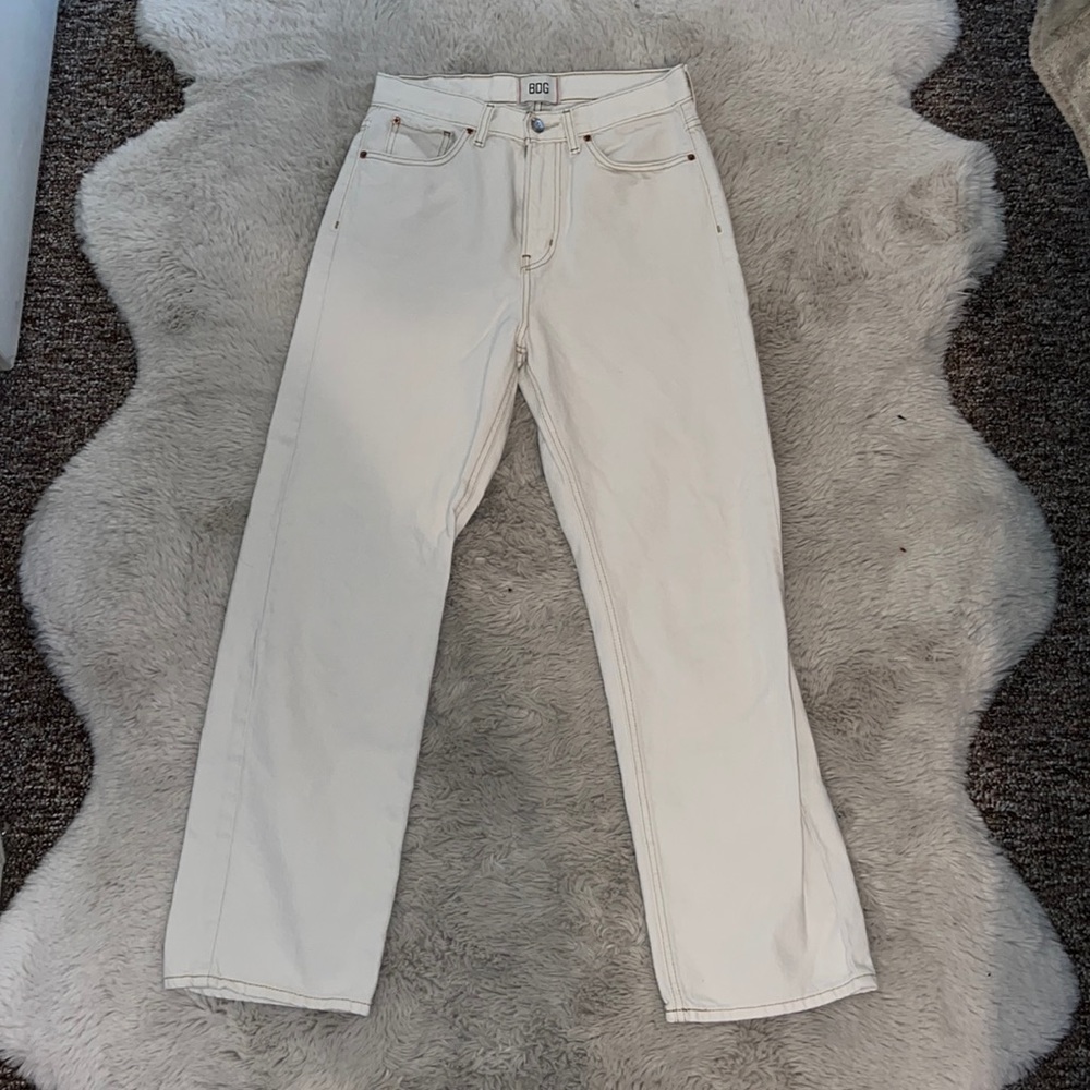 Urban outfitters white cowboy jeans
